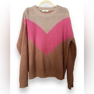 Molly Green Colorblock Knit Sweater